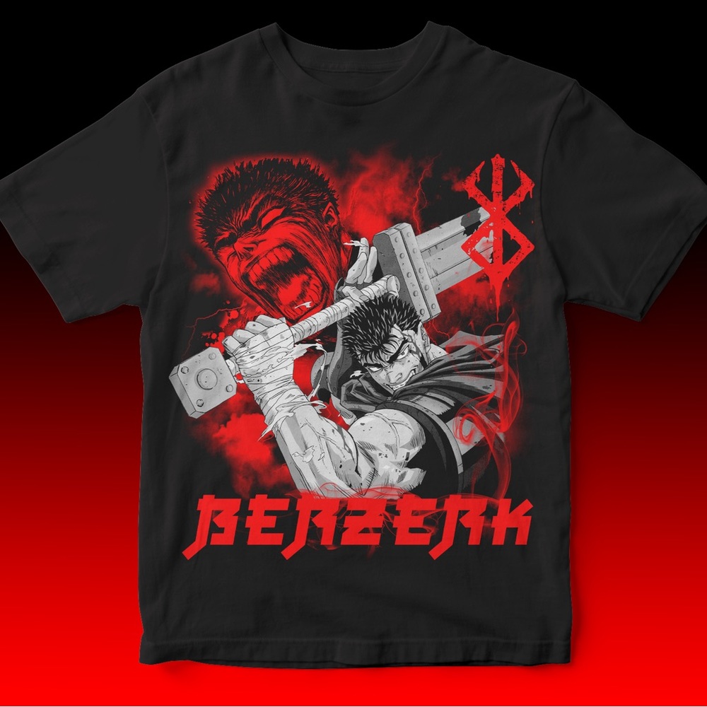 Berserk Guts Anime Graphic Tee